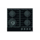 EDESA Encimera a gas  EGG-6041 TI TR CI B. 922272070. 4 zonas, Negro. Zona Gigante